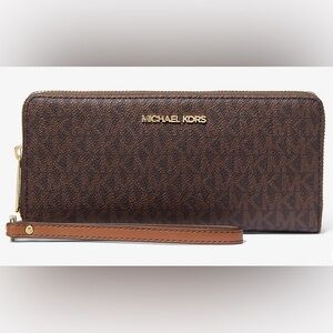 Michael Kors Dark Brown Wristlet